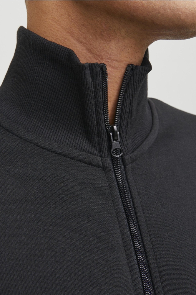 JJEPAULOS SWEAT ZIP NOOS 12250737 Black